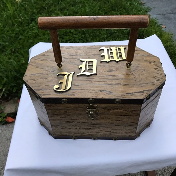 Vtg wooden purse with Unitarian’s JDW - Picture 11 of 11